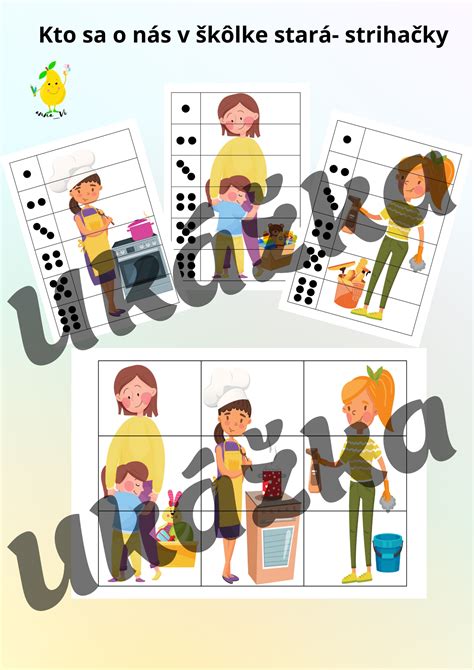 Ilustrácia Natálky, ktorá sa stará o svojho brata