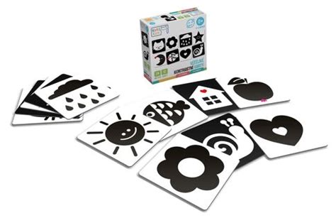 Kontrastné hračky pre bábätká