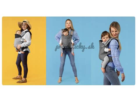 Dieťa v ergonomickom nosiči tvárou k rodičovi