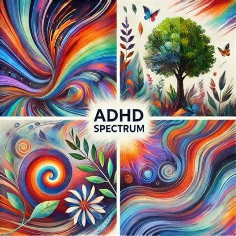 Ilustrácia znázorňujúca rôzne prejavy ADHD