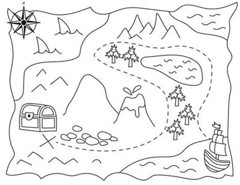 mapa s pokladom