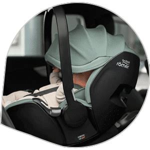 Infografika porovnávajúca váhu a rozmery autosedačky Britax Römer Baby-Safe Pro