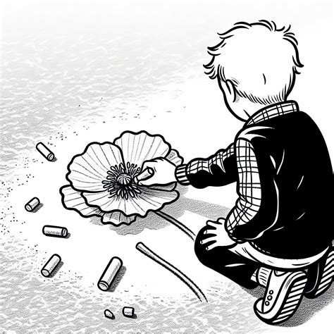 dieťa kreslí strašidelný obrázok