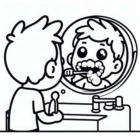 Dieťa pozerajúce sa do veľkého zrkadla