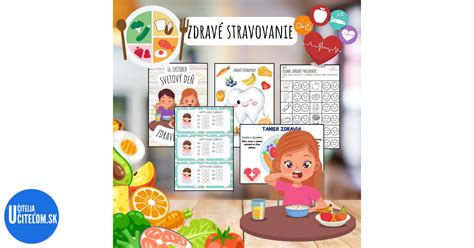 Ilustrácia zdravej detskej stravy