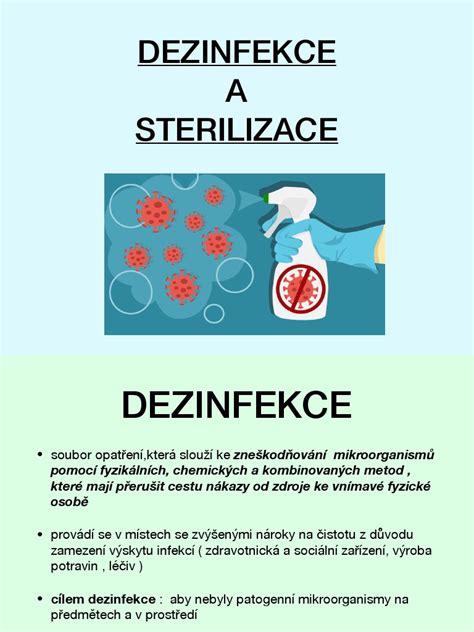 Ilustrácia správneho čistenia a dezinfekcie