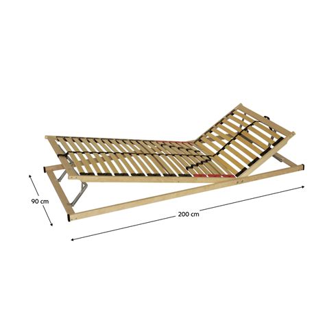 Výškovo polohovateľný rošt postieľky