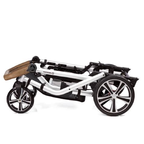 Ilustrácia vymeniteľných koliesok kočíka Gesslein F6 Air+