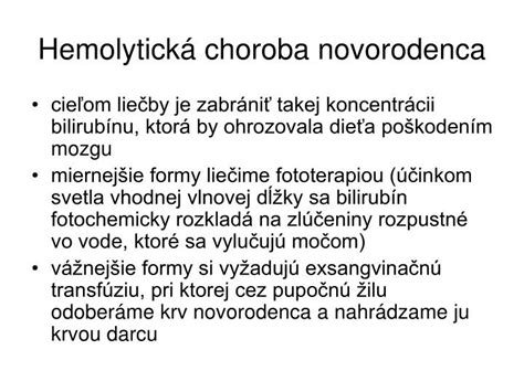Infografika znázorňujúca proces hemolytickej choroby