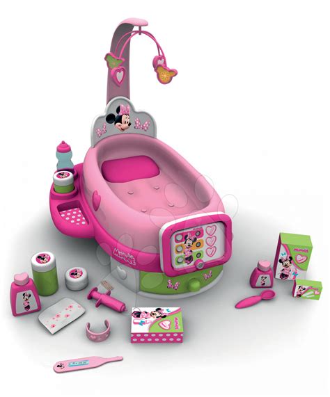 Detský kočík s bábikou Minnie Mouse