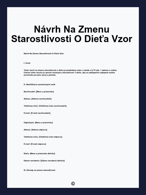 Infografika zobrazujúca kroky v konaní o zmenu starostlivosti o dieťa