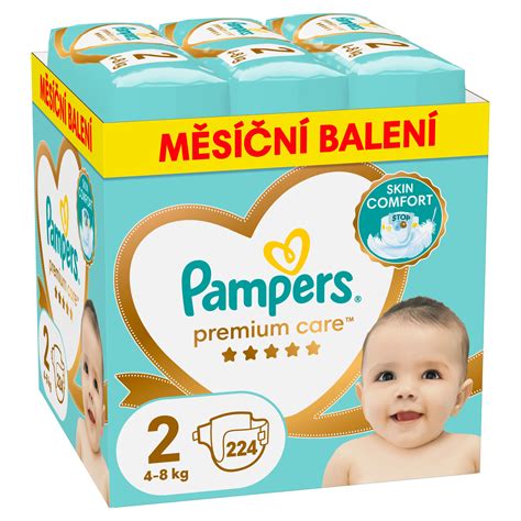 Koláž rôznych balení plienok Pampers