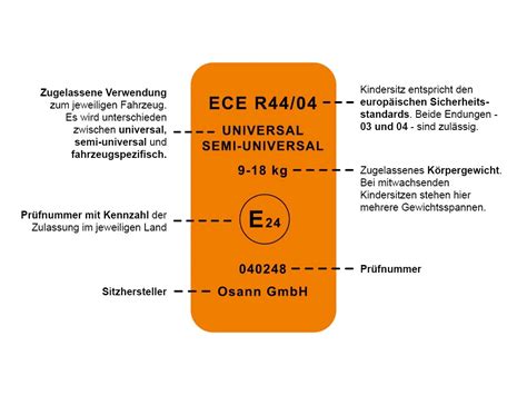 Symbol certifikácie ECE R44/04