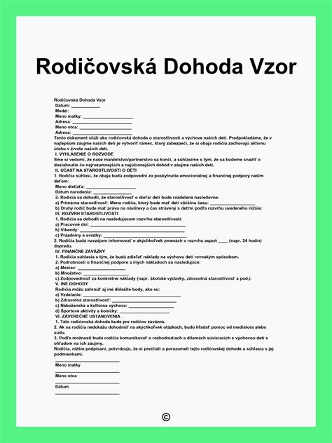 Diagram zobrazujúci rôzne formy preukazovania starostlivosti o dieťa