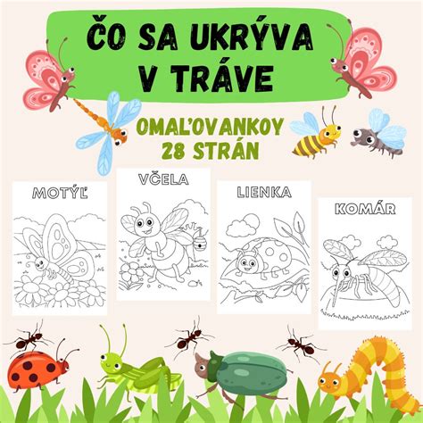 Ilustrácia zvierat v jarnom prostredí: vtáčiky, včielky, motýle