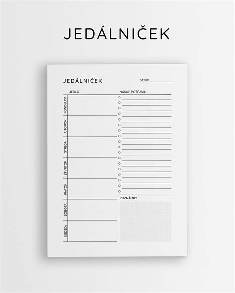 Rozvrh jedál počas dňa