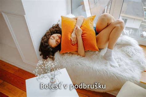 Ilustrácia ženy s bolesťou v podbrušku