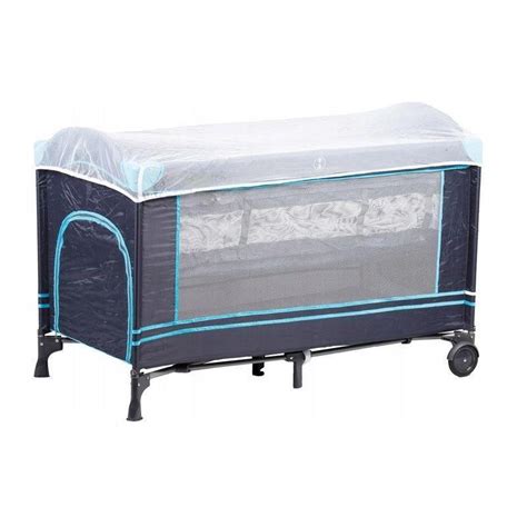 Detská cestovná postieľka s hračkami