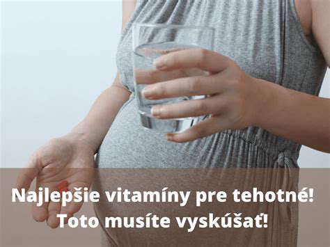 žena s vitamínmi pre tehotné