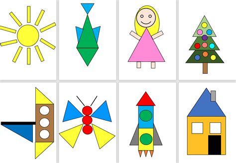 Obrázky geometrických tvarov