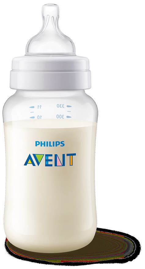 Diagram zobrazujúci funkciu antikolikového ventilu vo fľaši Philips Avent