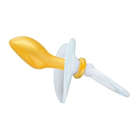 Rozličné typy cumlíkov NUK s označením veľkosti prietoku