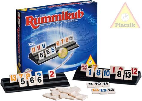 Rodinná hra Rummikub s farebnými kameňmi