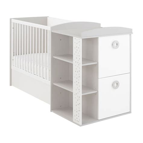 Multifunkčná detská postieľka s prebaľovacím pultom