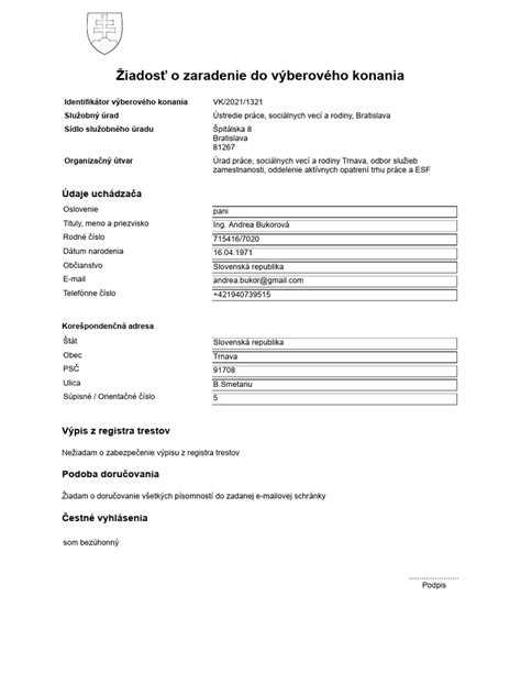 schéma výberového konania pre profesionálnych rodičov