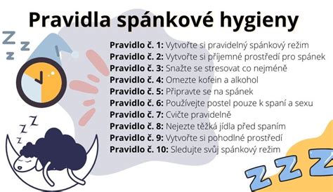 Zdravá spánková hygiena