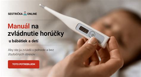 Infografika o príčinách horúčky u detí