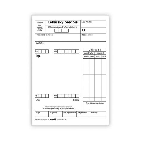 Osoba držať lekársky predpis