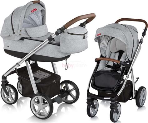 Kočík Espiro Atlantic v červeno-sivej kombinácii