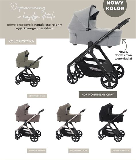 Detail športového sedadla kočíka Espiro Only 2022 s predĺženou strieškou