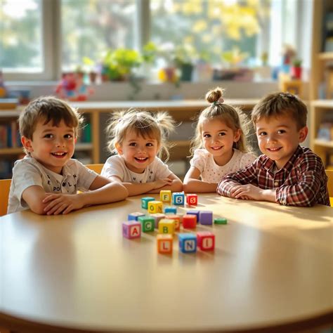 Deti sa hrajú s farebnými kockami pri učení počítania