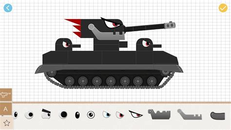 Ilustrácia rôznych typov tankov z hry Labo Tank