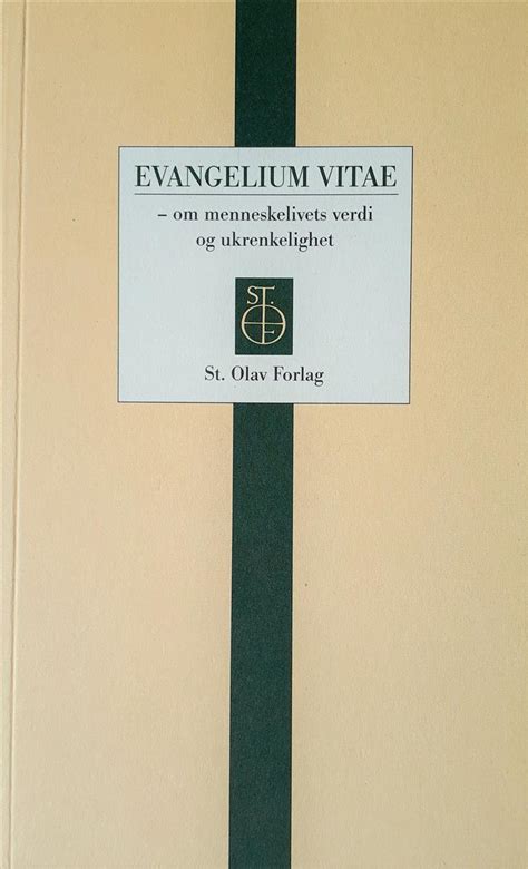 Obal encykliky Evangelium Vitae