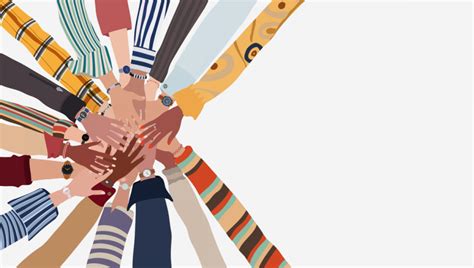 Ilustrácia rodiny držiac sa za ruky, symbolizujúca jednotu a podporu