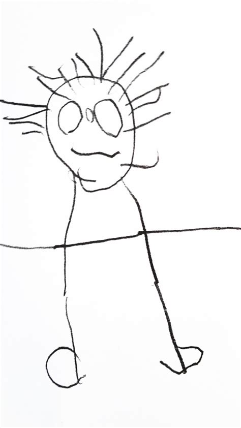 Detská kresba - hlavonožec