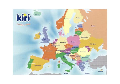 Mapa Európy s vyznačenými členskými štátmi EÚ a NATO