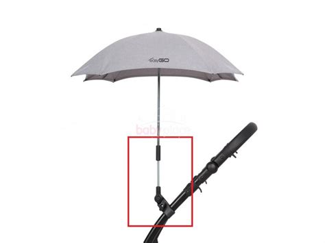 Ilustrácia slnečníka na modernom kočíku