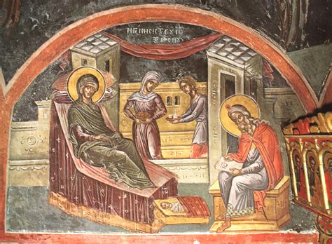 Umenie zobrazujúce narodenie Jána Krstiteľa