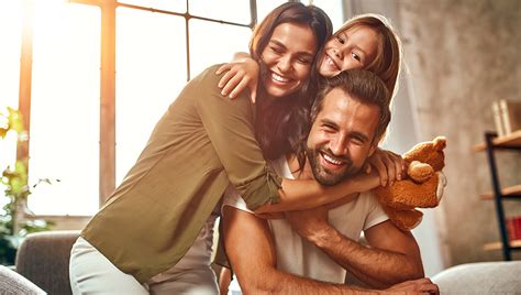 Ilustrácia rodinného objatia