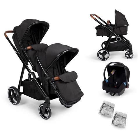 Rozloženie kočíka 2 kombinácie s pripojenou autosedačkou