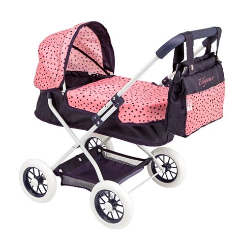 Detský kočík pre bábiky s úložným priestorom